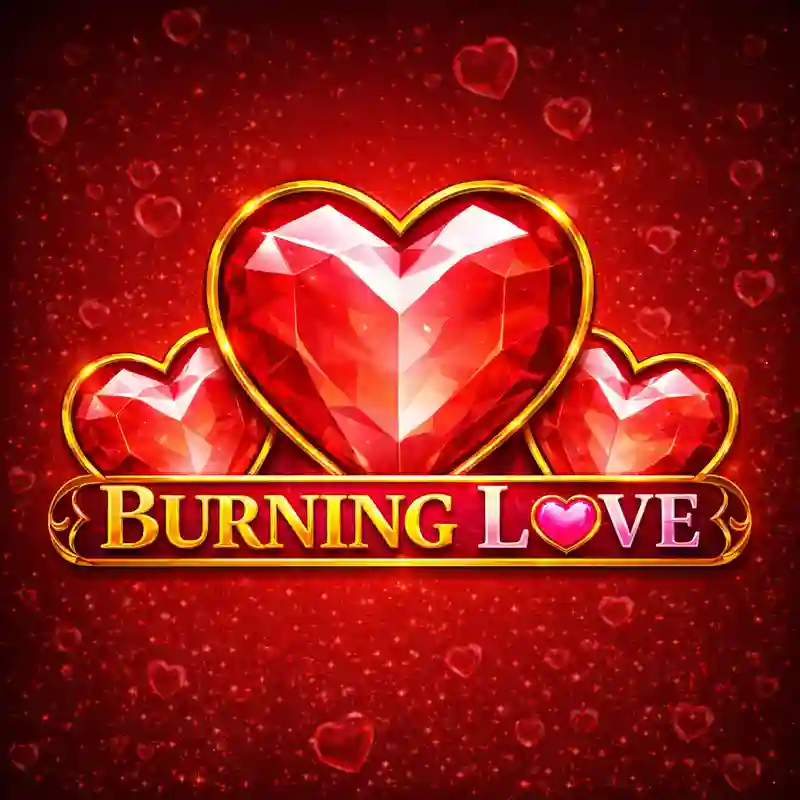 Burning Love slot game interface